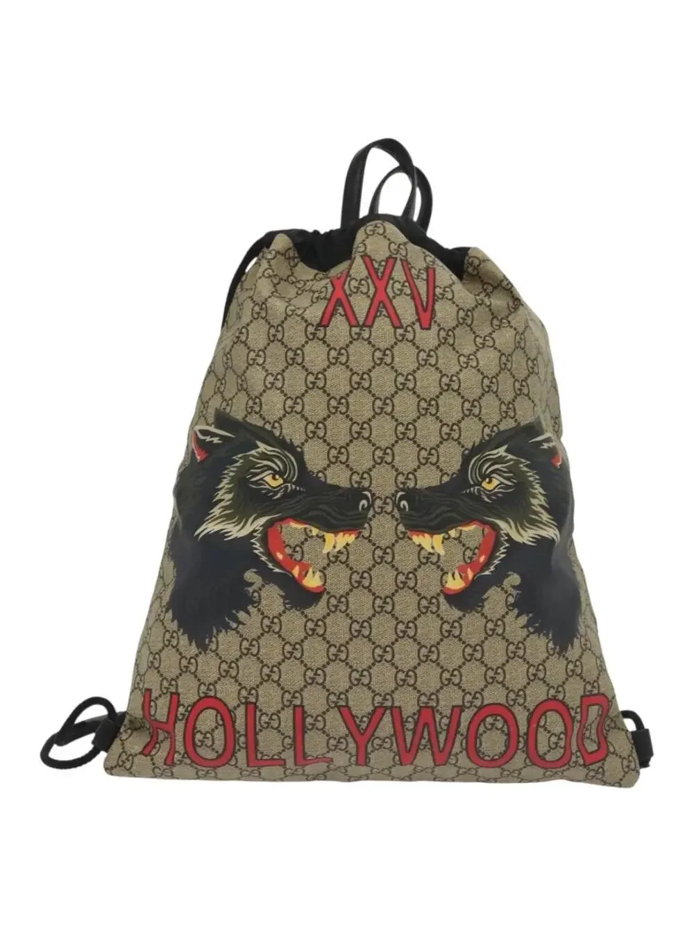 Gucci Gg Supreme Drawstring Backpack #344247G65B
